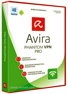 Avira 팬텀 VPN 프로 크랙