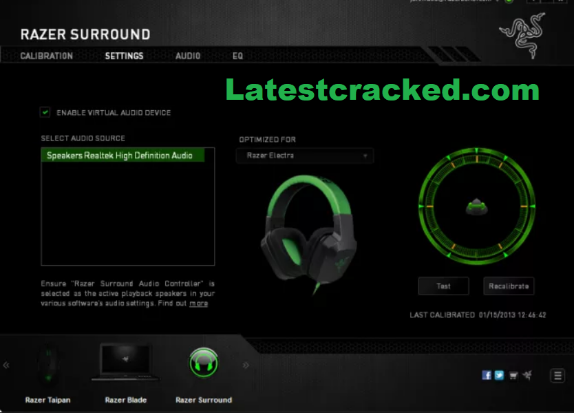 Razer Surround pro 균열