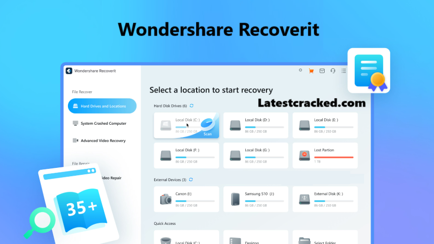 Wondershare Recoverit Crack