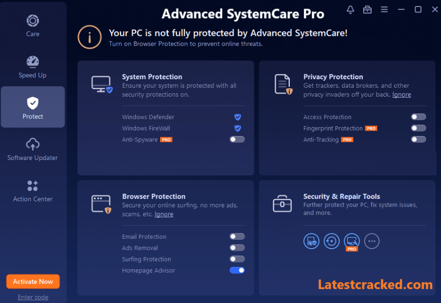 Advanced SystemCare Pro Crack